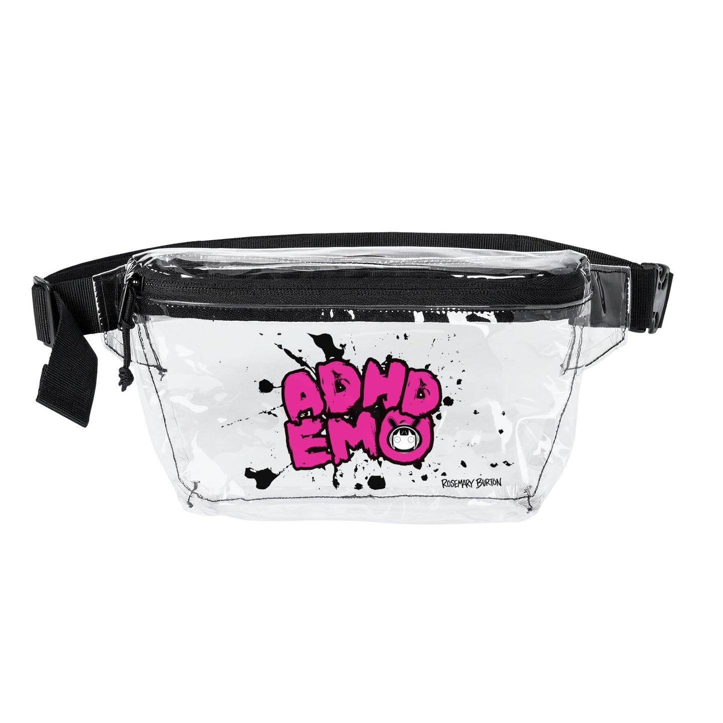 "ADHD EMO" Concert Bag in Toxic Pink