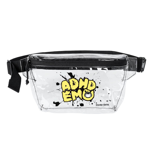 "ADHD EMO" Concert Bag in Hazard Yellow