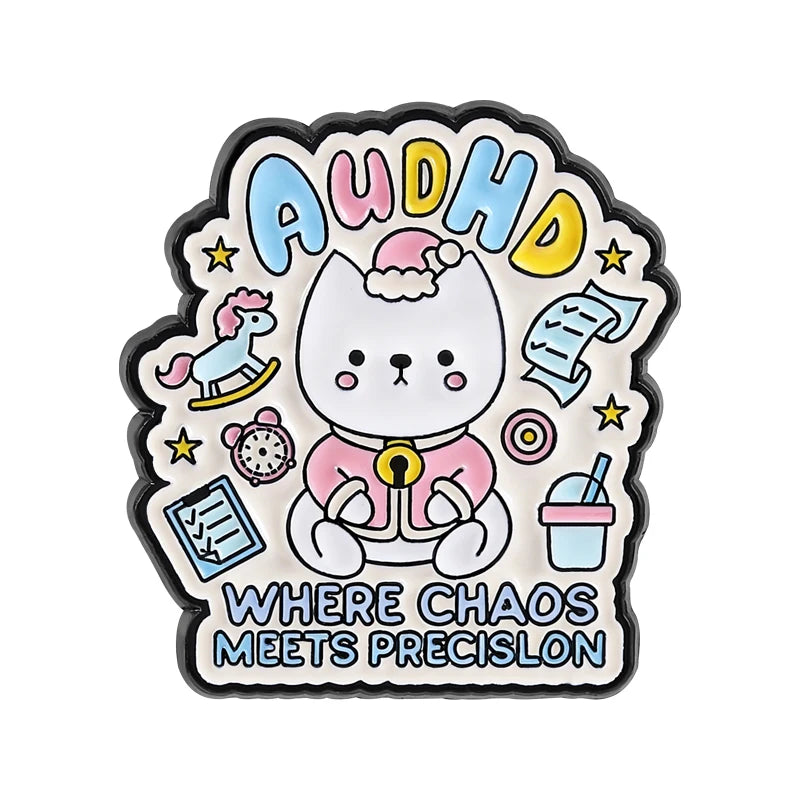 AuDHD Enamel Pin