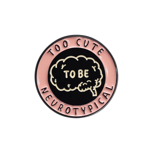 "Too Cute" Enamel Pin