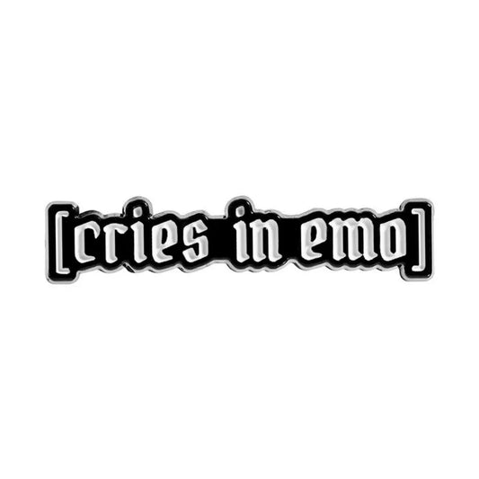 [cries in emo] Enamel Pin